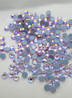 整包超精烫钻浅粉AB SS12约3MM衣服婚纱秀禾服镶嵌美甲光疗水钻闪