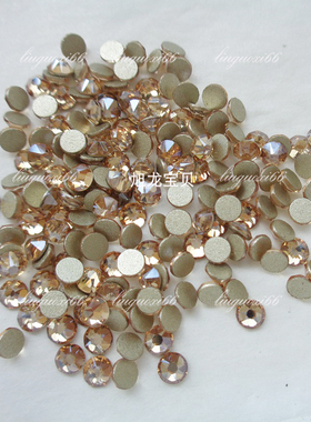 整包超精8大8小平底钻SS12约3MM 饰品配件美甲光疗圆形水钻首饰粘