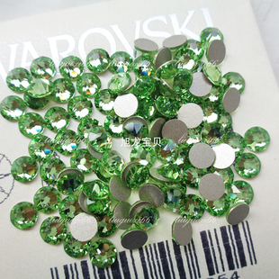 手机贴钻饰品补钻 水晶钻美甲施家钻 正品 奥地利平底钻浅绿色214