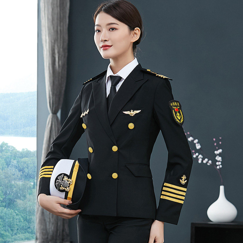 세일러복 슈트 여성요트 선장복 세일러복 공연의상 공연의상 드레스