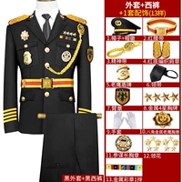 Черная куртка+брюки+аксессуары 13-биг.