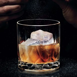 酒术泰国进口钻石刻花威士忌杯子鸡尾酒杯柯林杯长饮杯调酒搅拌杯