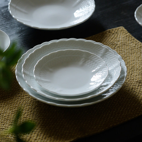 山水一间景德镇陶瓷盘子家用