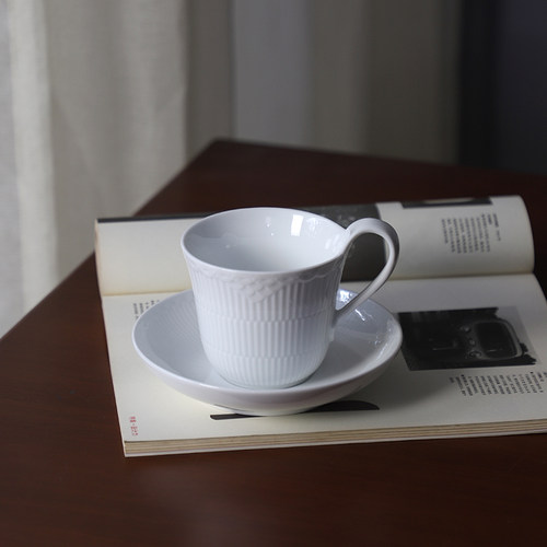 山水间景德镇陶瓷咖啡杯碟套装