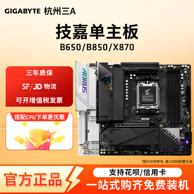 AMD技嘉AORUS B650M/B850M/X870E台式机电脑主板小雕冰雕电竞冰雕