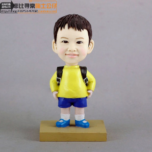 照片定制软陶人偶DIY个性化订制真人公仔可爱宝宝新品温馨纪念品