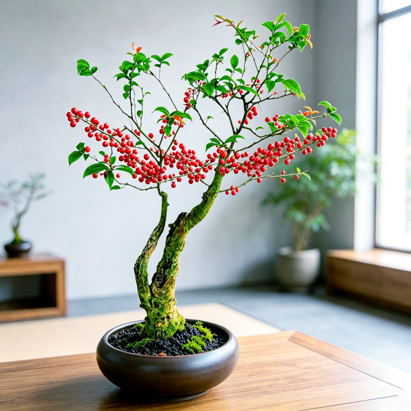 盆景老桩毛冬青四季常绿树苗