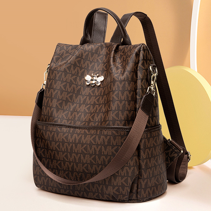 头层牛皮双肩包女包软真皮单肩背包防盗旅行包时尚2026新款大容量