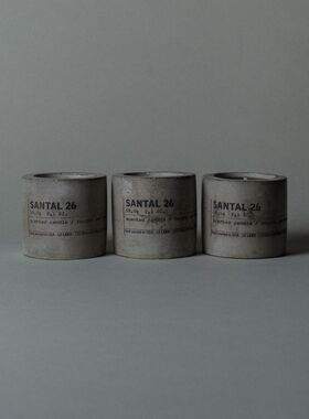 现货 LE LABO蜡烛 Santal 26 迷你混凝土造型檀香套装 家居香氛