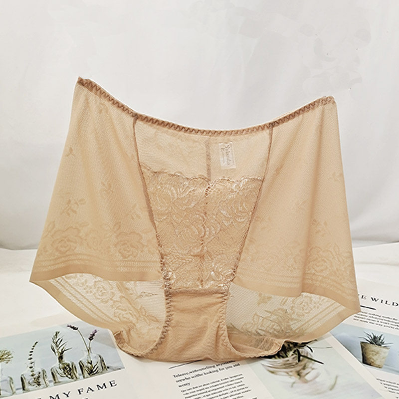 内裤女韩国ins高腰小平角微收腹