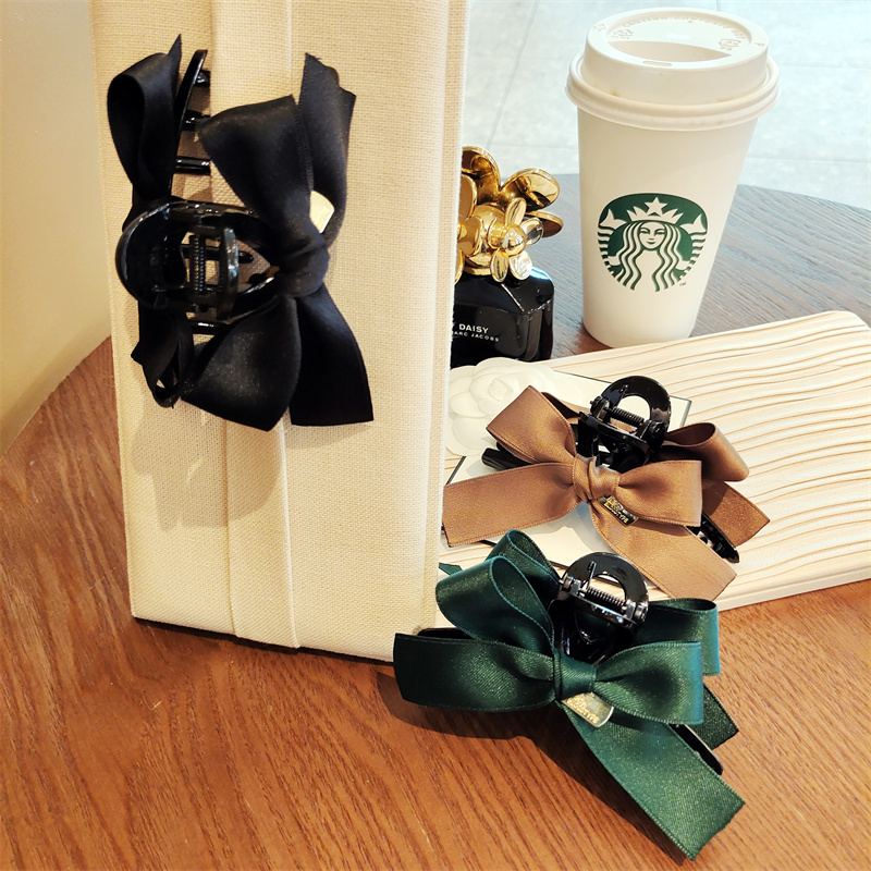 韩国手工蝴蝶结简约发夹