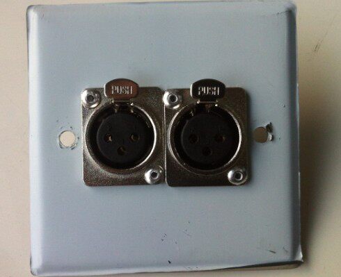 话筒面板，插座