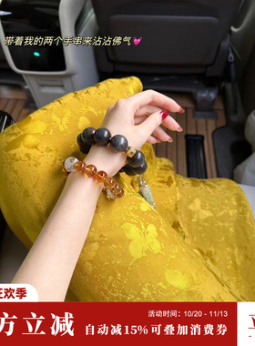 雅乔 幸运紫大颗粒晶莹剔透紫色亮晶晶手环水水手链