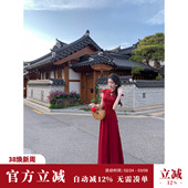 月桂 复古优雅气质收腰新中式 夏季 中长款 连衣裙 短袖 Sun雅乔