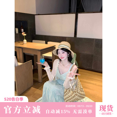 纯棉纯色学院风大裙摆长款