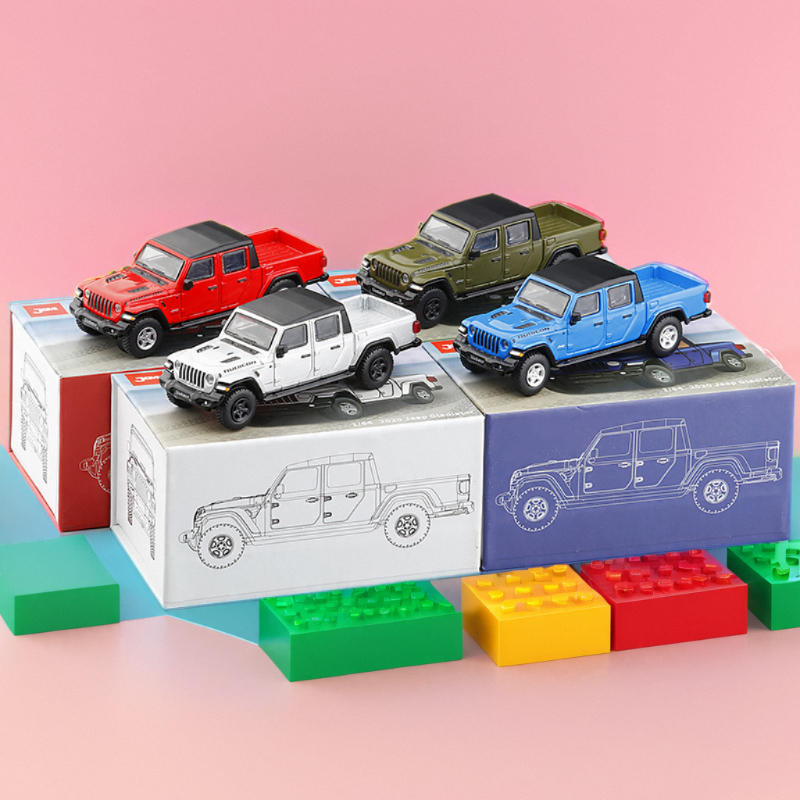 皮卡jkm合金汽车模型车模