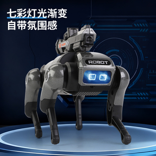 宏森智冠合金智能行走合金机械狼科技机器模型带声光儿童玩具
