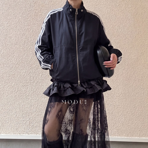 袖子蕾丝花边外套休闲