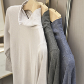 WARM UP女士自发热高领打底T恤 修身 原 高弹罗纹保暖内衣 内起毛