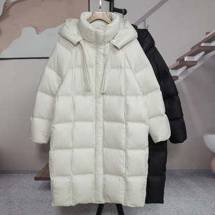 新款 连帽宽松鸭绒90绒羽绒服女2025冬季 百搭外套休闲3023 韩版 时尚