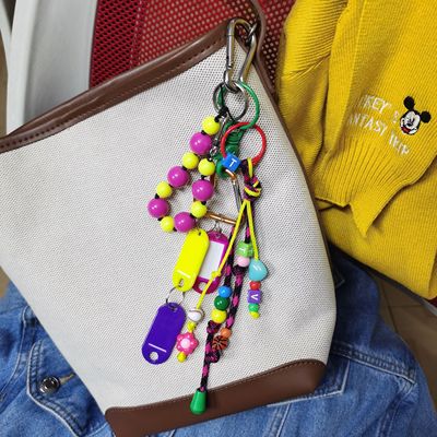 手工制多巴胺搞怪miu家4+机车包Rodeo包邮差包极繁挂件钥匙扣挂饰