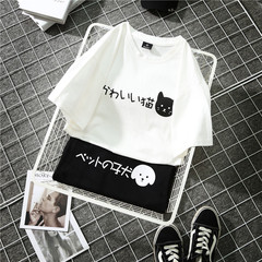 New girls' T-shirt with short sleeves