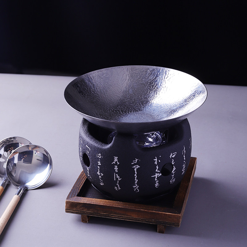 日式风不锈钢商用寿喜锅