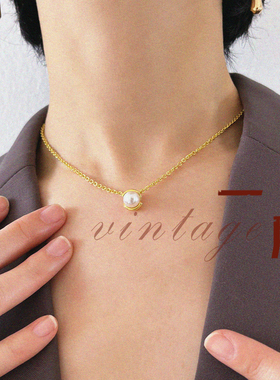 一所复古温柔高级感项链轻奢百搭