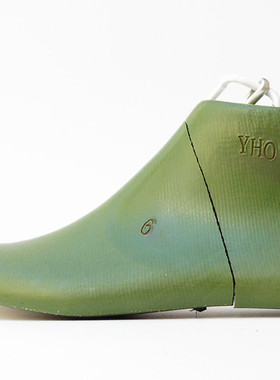 女士款高帮平底高帮塑胶鞋靴楦头，优质环保绿色材质鞋楦YH011