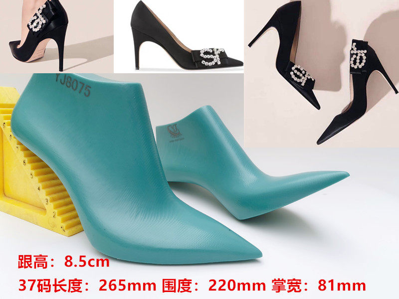 远杰新款大牌女士跟高8.5CM尖头鞋楦头 鞋楦子模具塑料鞋撑YJ8075