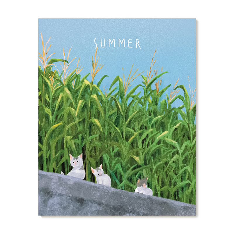 【艺术版画】插画师Subin复刻艺术版画清新韩系治愈风景装饰画芯