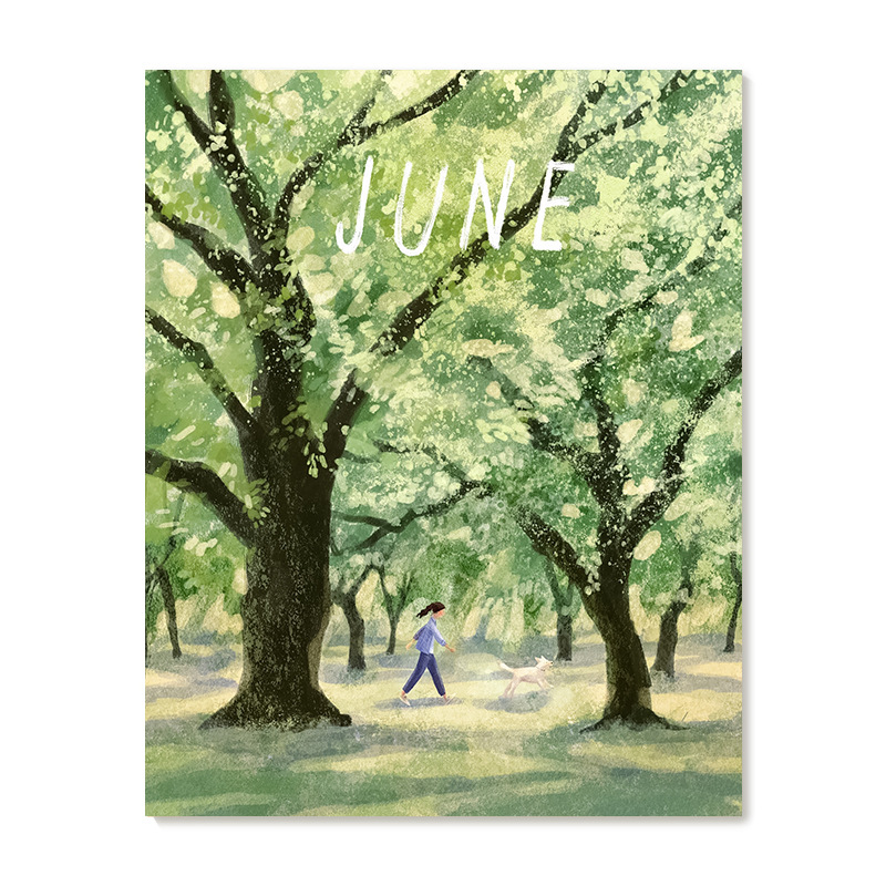 【艺术版画】插画师Subin复刻艺术版画清新韩系治愈风景装饰画芯