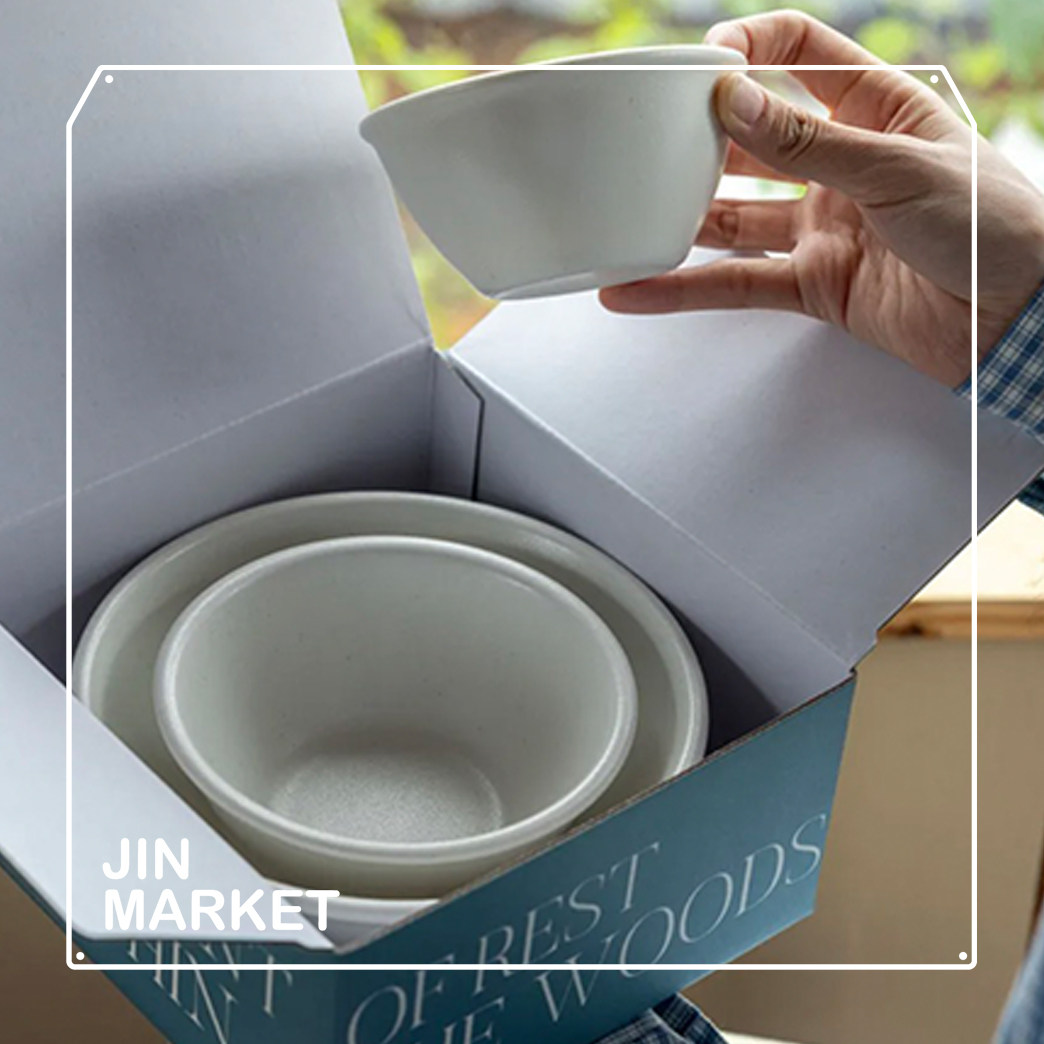 JinMarket 韩国代购 MOMUR官方授权weekend11 森林系列餐具 米色