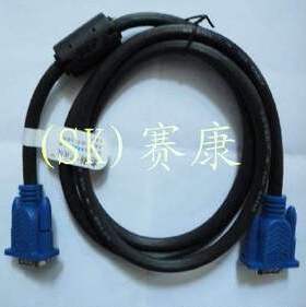 (S.K)赛康 1.5米 VGA延长线/显示器线/黑色/VGA连接线/公对母