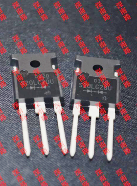 进口原装D20LC20 D20LC20U 20A/200V TO-3PF 新电元 快恢复二极管