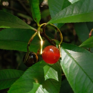 any Awareness《意在东方》路路通三色天然石新中式戒指