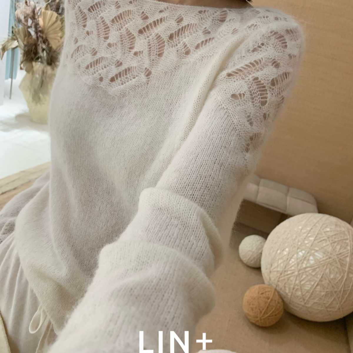补单到手软冬上新～绝美内搭羊驼毛镂空圣诞套头叠搭钩花保暖毛衣