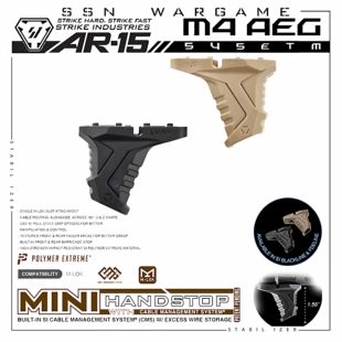 原品复刻【 SI 20mm mini 阻手】尼龙 理线 阻手器前握把