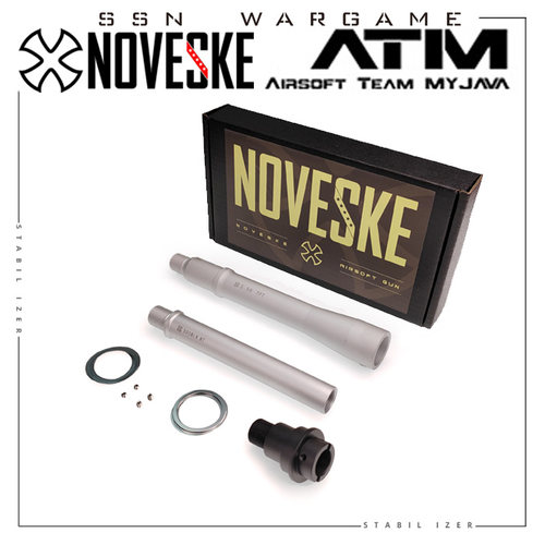 NOVESKE N4 ATM外管 金属ssn ldt 精镁 拼接 装饰套管 延长管