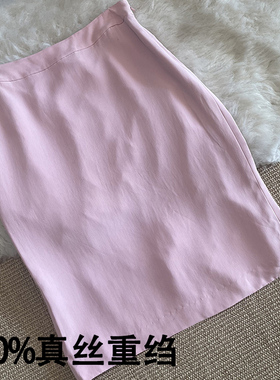 55姆米重磅真丝职场白领女高管重绉半身裙2025新通勤百搭真丝中裙