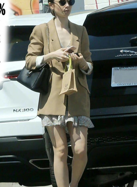40姆米真丝小西装外套女2022秋季新款桑蚕丝薄款西服秋中长款上衣