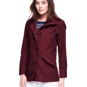 冲锋衣女春秋宽松户外收腰连帽风衣外套中长款 防风防水薄款 小风衣