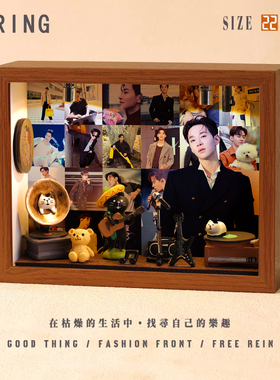 刘宪华周边音乐专辑相框创意桌面礼物造景摆件生日礼品送男生女生