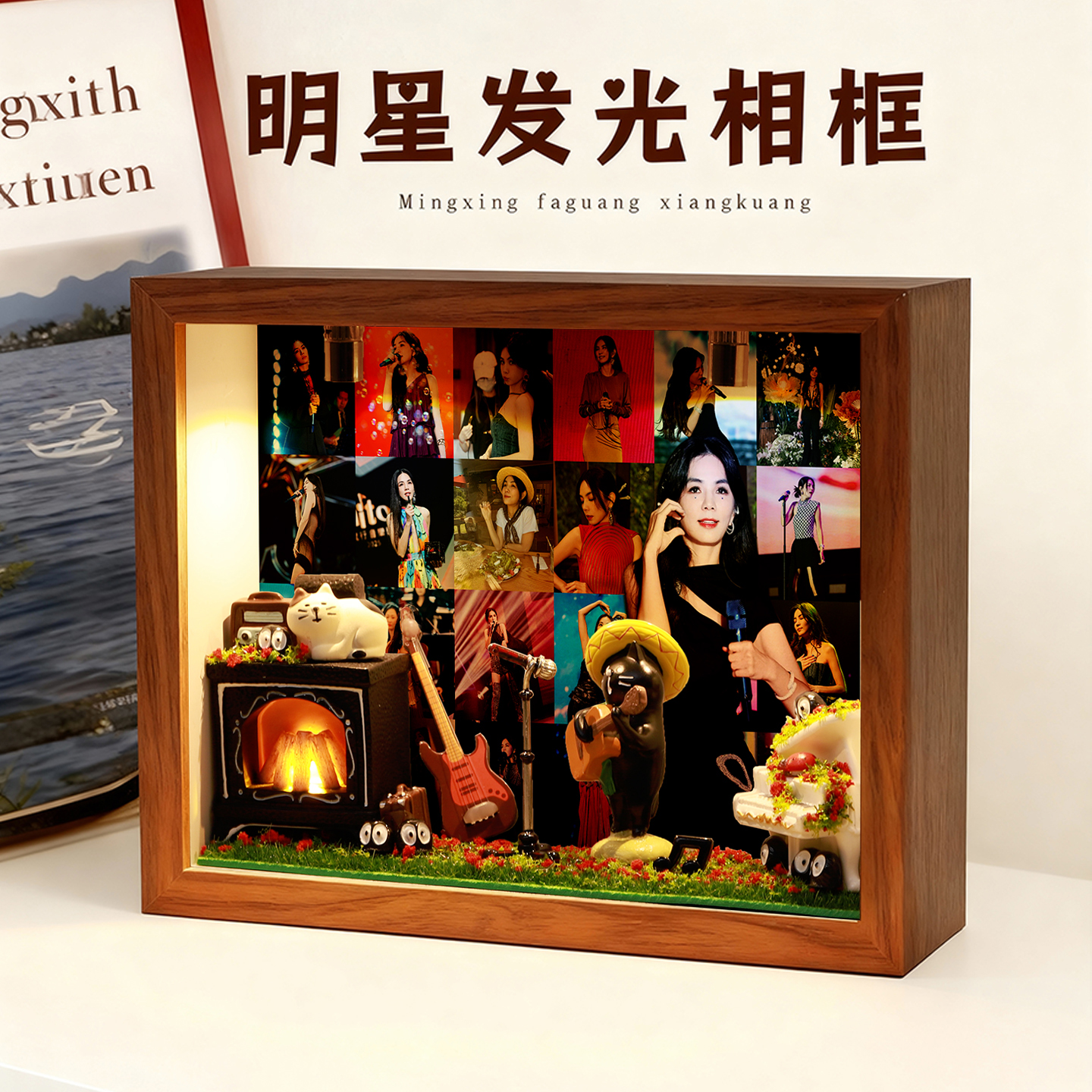 陈嘉桦明星周边相框礼物生日创意玄关收纳摆件桌面卧室礼品演唱会
