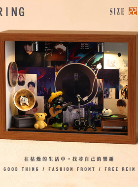 王俊凯周边音乐专辑相框创意桌面礼物造景摆件生日礼品送男生女生