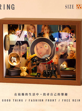 孟美岐周边音乐专辑相框创意桌面礼物造景摆件生日礼品送男生女生