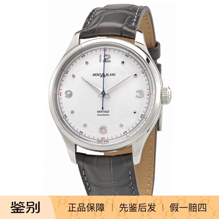 Montblanc万宝龙119943 传承经典瑞士自动机械商务皮带男腕表联保