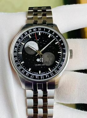 ChristopherWard C1夜光月相自家机芯透明盘瑞士自动机械男手腕表