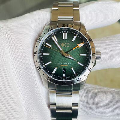 瑞士自动机械商务双时区夜光防水