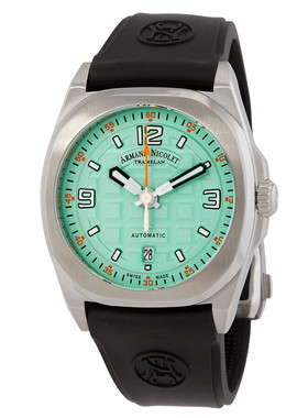 Armand Nicolet艾美达 8边型夜光瑞士自动机械商务休闲男手表 JH9